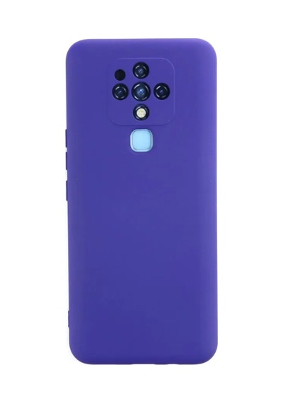 Jenerik Tecno Camon 16 Kılıf Nano İçi Kadife Silikon - Mor