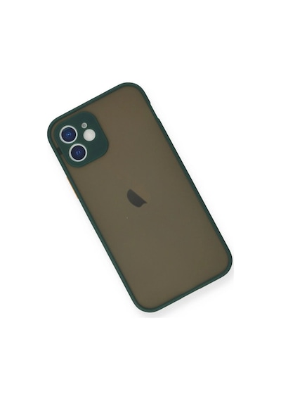Apple, Uyumlu iPhone 12 Mini Kılıf Montreal Silikon Kapak - Yeşil