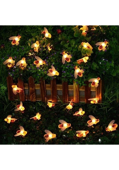 Sge Teknoloji Güneş Enerjili 30 Led Bal Arısı Bahçe Aydınlatması
