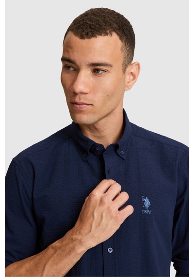 U.S. Polo Assn. U.s. Polo Assn. Erkek Açık Lacivert Gömlek Basic 50324638-vr059 U.S. Polo Assn. U.s. Polo Assn. Erkek Açık Lacivert Gömlek Basic 50324638-vr059