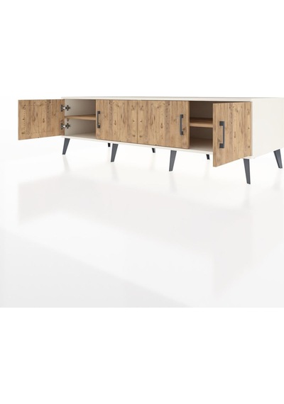 Kronos Tv Ünitesi 2 Raflı 4 Kapaklı 176x59x51 Aytaşı-çam/çam Atlas Çam/atlas Çam Kronos Tv Ünitesi 2 Raflı 4 Kapaklı 176x59x51 Aytaşı-çam/çam Atlas Çam/atlas Çam