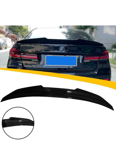 Bmw 5.seri G30 Uyumlu Parlak Siyah Boyalı Psm Spoyler
