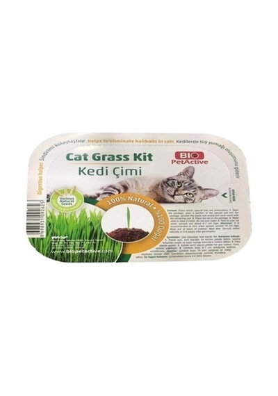 Bio Petactive Cat Grass Kit Doğal Kedi Çimi Kiti