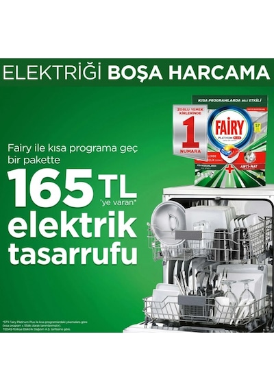 Fairy Platinum Plus Ultra Bulaşık Makinesi Deterjanı 2 x 32 Tablet
