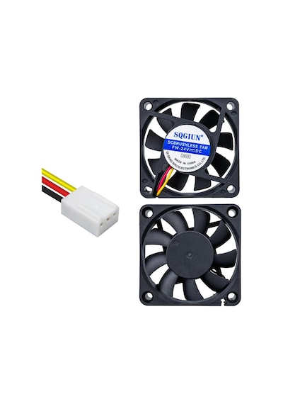Powermaster Ic-216a Fırçasız Dc Fan 60x60x15mm 24 Volt 3 Pin Seri 1