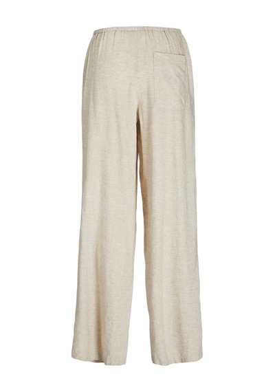 Jack & Jones Kadın Keten Karışımlı Pantolon - Breeze - 12269769 Feather Gray