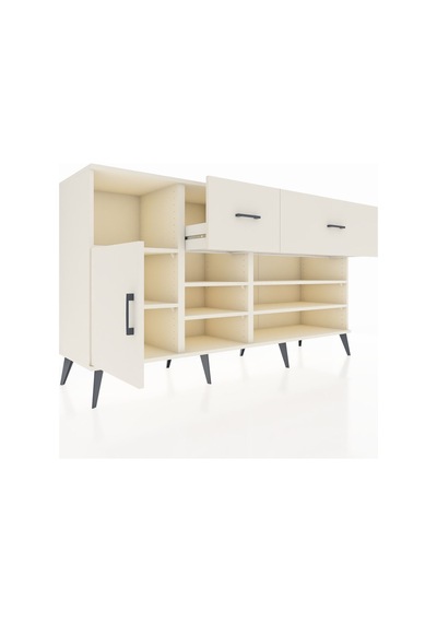 Kronos Konsol 6 Raflı 2 Çekmeceli Tek Kapaklı 176x59x99 Aytaşı-a Aytaşı-aytaşı