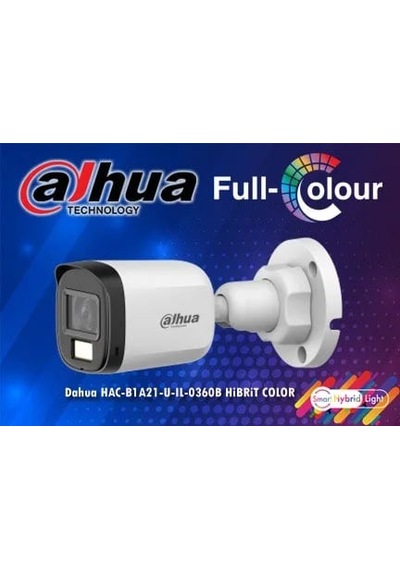 Dahua Hac-b1a21-u-ıl-0360b 2mp Hdcvı Hıbrit Bullet Kamera