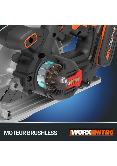 Worx Wx520 20v 4.0ah Li-on Kömürsüz Profesyonel Daire Testere