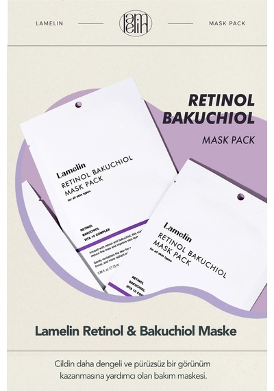 Retinol Ve Bakuchiol İçeren Yoğun Bakım Maskesi Retinol + Bakuchiol Mask Pack