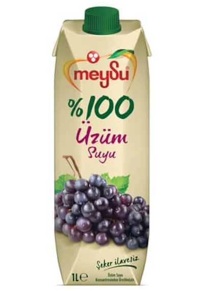 Meysu %100 Üzüm Suyu 1 Lt X 6 Adet