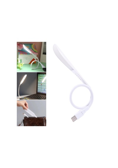 Ollevra Usb Girişli Ledli 3 Kademeli Dokunmatik Masa Kitap Okuma Lambası Ledi Beyaz Beyaz