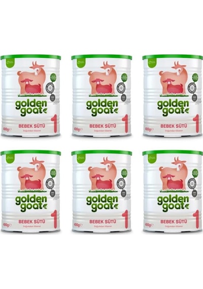 Golden Goat 1 Keçi Sütlü Bebek Sütü 400 G - 6 Adet Golden Goat 1 Keçi Sütlü Bebek Sütü 400 G - 6 Adet