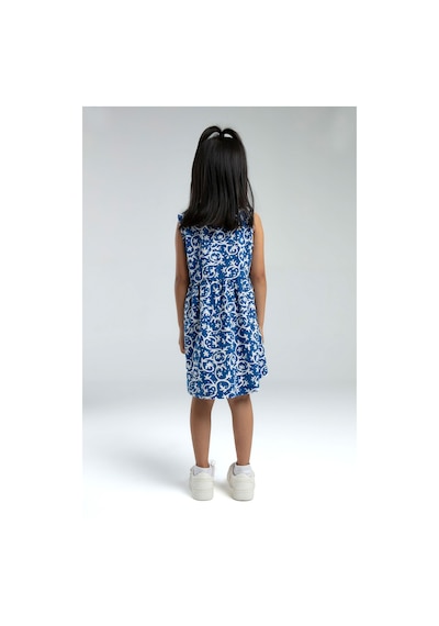 Rolypoly Kız Çocuk Mavi Elbise 5274-47645 Mavi