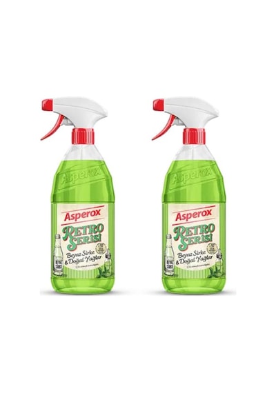 Asperox Retro Serisi Beyaz Sirke& Doğal Yağlar 1000ml 2 Adet 2'li Set