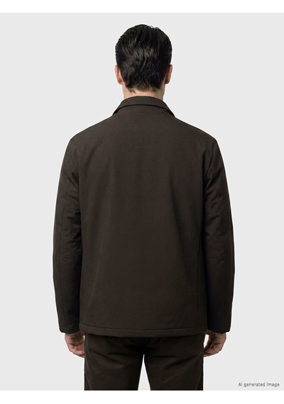 Lcwaıkıkı Classic Kahverengi Regular Fit Dik Yaka Erkek Şişme Mont