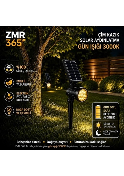 Zmr-365 Bahçe Armatürü Beyaz