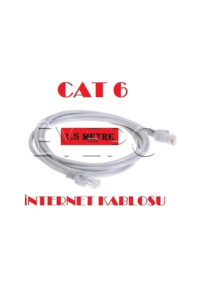1.5 Metre Modem Bilgisayar Arasi Internet Kablo Su 1 5 Mt
