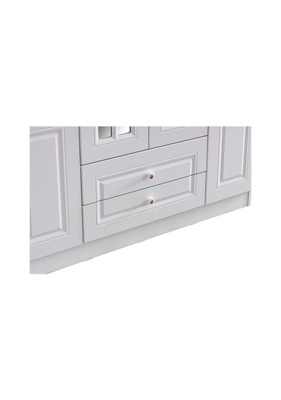 Gardırop, Country West Mdf Ön Yüzeyli 6 Kapılı Dolap, Beyaz Gardırop, Country West Mdf Ön Yüzeyli 6 Kapılı Dolap, Beyaz
