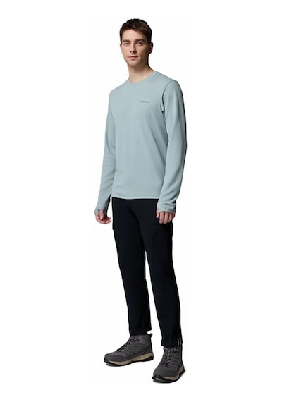 Columbia Tech Trail Utility Warm Ls Crew Mavi Erkek Outdoor Uzun Kollu T-shirt Ae9975-461 Mavi