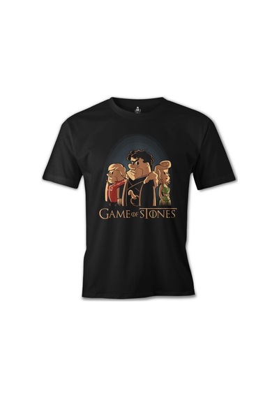 Game Of Stones Siyah Erkek Tshirt