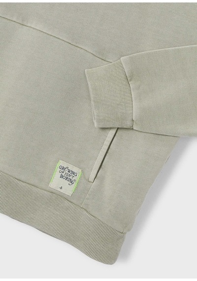 Mayoral Boston Erkek Çocuk Kapşonlu Sweatshirt Yeşil
