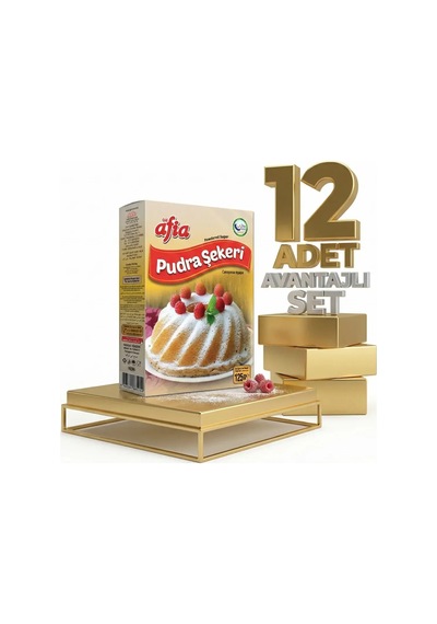 Afia Pudra Şekeri 12x125 Gr