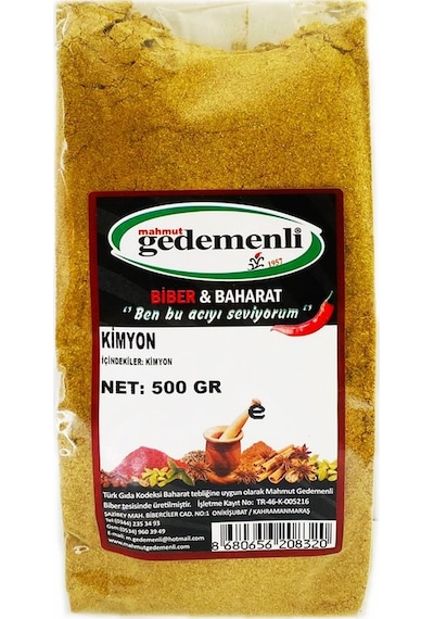 Gedemenli Toz Kimyon 500 G