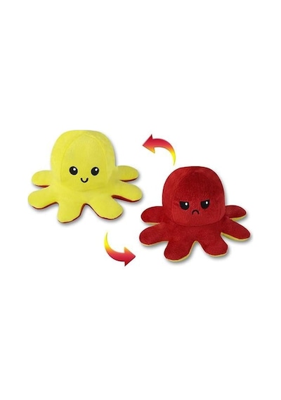 Mood Değiştiren Ahtapot Yastık Çift Yüzlü Ahtapot Peluş 20 Cm - Uyku Ve Oyun Arkadaşı Peluş Oyuncak - Sarı-kırmızı Çok Renkli Mood Değiştiren Ahtapot Yastık Çift Yüzlü Ahtapot Peluş 20 Cm - Uyku Ve Oyun Arkadaşı Peluş Oyuncak - Sarı-kırmızı Çok Renkli