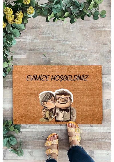 Evimize Hoşgeldiniz, İç Ve Dış Kapı Önü Paspası, Dijital Baskı