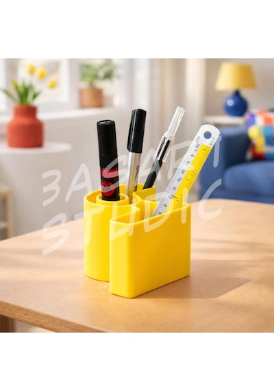 Modern Çalışma Masası Organizeri - 3d Yazıcı Tasarımı