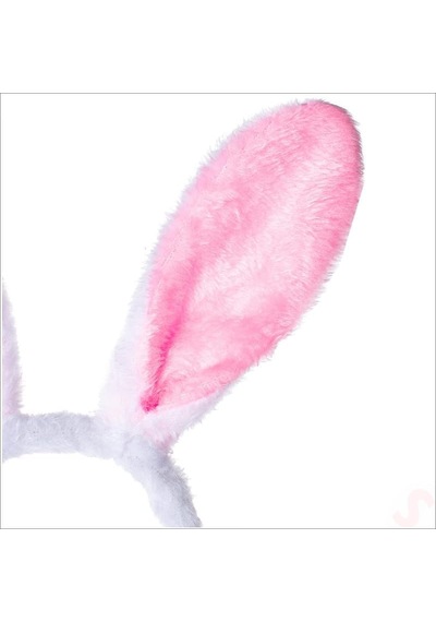 Süsle Bebek Ve Parti Tavşan Kulağı Taç - Peluş - Pembe