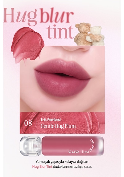 Hafif Ve Köpüksü Dokusuyla Pürüzsüz Görünüm Sunan Tint Clıo Hug Blur Tint 008 Gentle Hug Plum 69050031