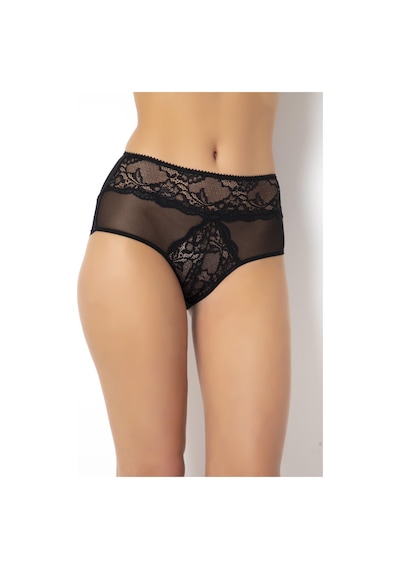 G-box 906 Kadın Yüksek Bel Dantel Boxer Külot 001
