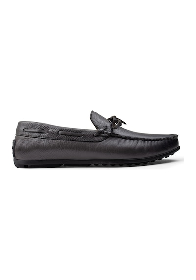 Deery Hakiki Deri Gri Erkek Loafer Ayakkabı Gri (539892114) Gri