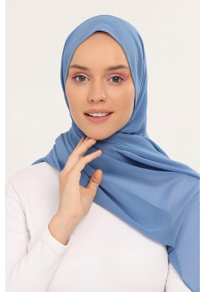 Altobeh Hazır Lüks Pratik Hijablı Şifon Şal Kot