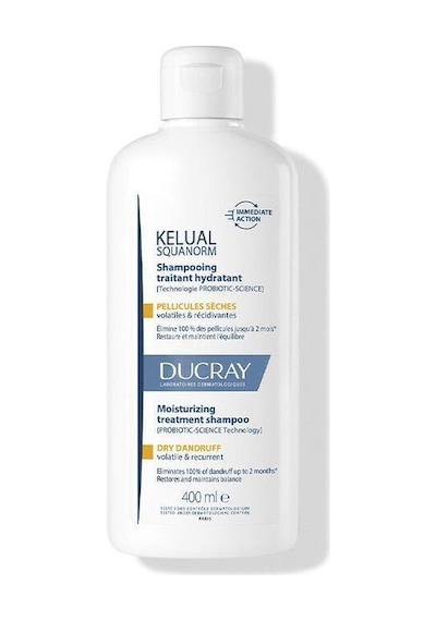 Ducray Kelual Squanorm Kuru Saçlar İçin Kepek Karşıtı Şampuan 400 Ml Düz