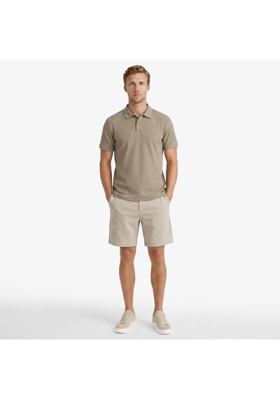 Nautica Erkek Bej Regular Fit Polo Yaka T-shirtdüzk65231t