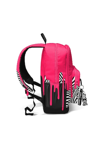 Coral High Pembe Siyah Beyaz Desenli Okul Sırt Çantası 23678 Pembe - Beyaz