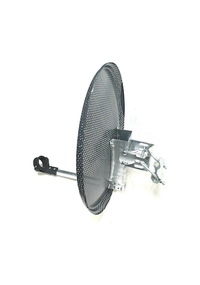 Antenci 40cm Delikli Karavan Çanak Anten Seti + Electroon Dijital Uydu Bulucu