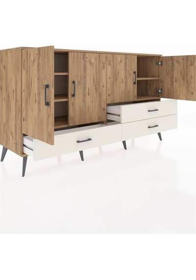 Hyperion Konsol 5 Raflı 3 Çekmeceli 4 Kapaklı 176x44x99 Çam-çam/a Çam-çam/aytaşı Hyperion Konsol 5 Raflı 3 Çekmeceli 4 Kapaklı 176x44x99 Çam-çam/a Çam-çam/aytaşı