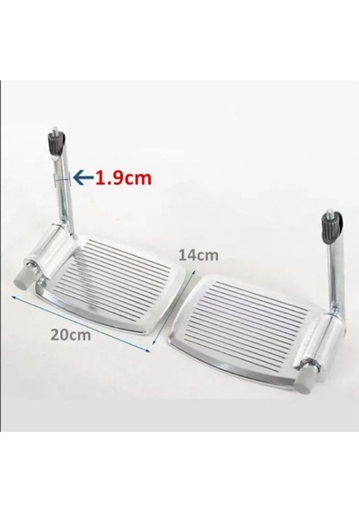Tekerlekli Sandalye Ayaklık Pedalı Metal 2 Adet