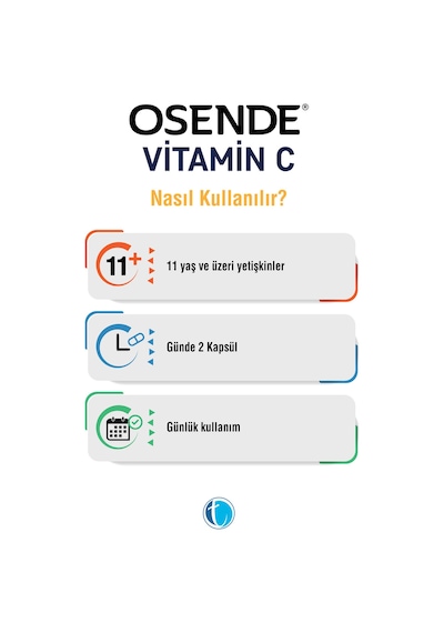 Osende Vitamin C 60 Kapsül