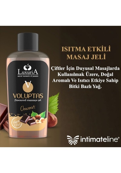 İntimateline Voluptas Choconut Aromalı Isıtıcı 100 Ml Masaj Jeli