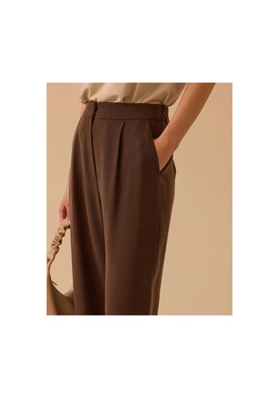 Seçil Pul Detaylı Uzun Tunik Ve Pile Detaylı Tam Geniş Boy Paça Pantolon Kahverengi - 932557076 Kahverengi Seçil Pul Detaylı Uzun Tunik Ve Pile Detaylı Tam Geniş Boy Paça Pantolon Kahverengi - 932557076 Kahverengi