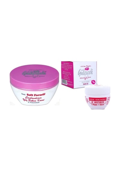 Gülçiçek - 2 Li Bakım Seti - Canlandırıcı Yüz Bakım Kremi 150 Ml + Dudak Balmı 20 Ml