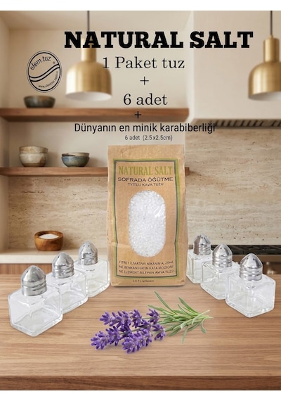 Karabiberlik + Kaya Tuzu Hediye Cam