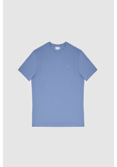 U.s. Polo Assn. Erkek İndigo Tişört Basic 50326953-vr028