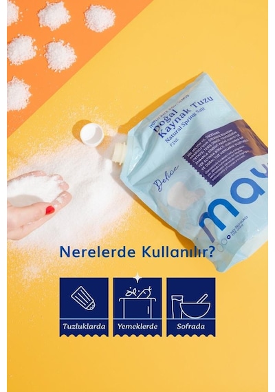 Mayi Tuz Büyük Boy Sofra Tuzu Paketi 3'lü Set