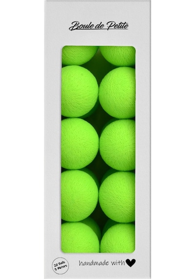 Neon Green Işıklı Top Dekoratif Aydınlatma